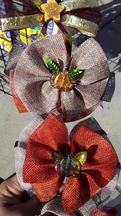 Fall hair bows