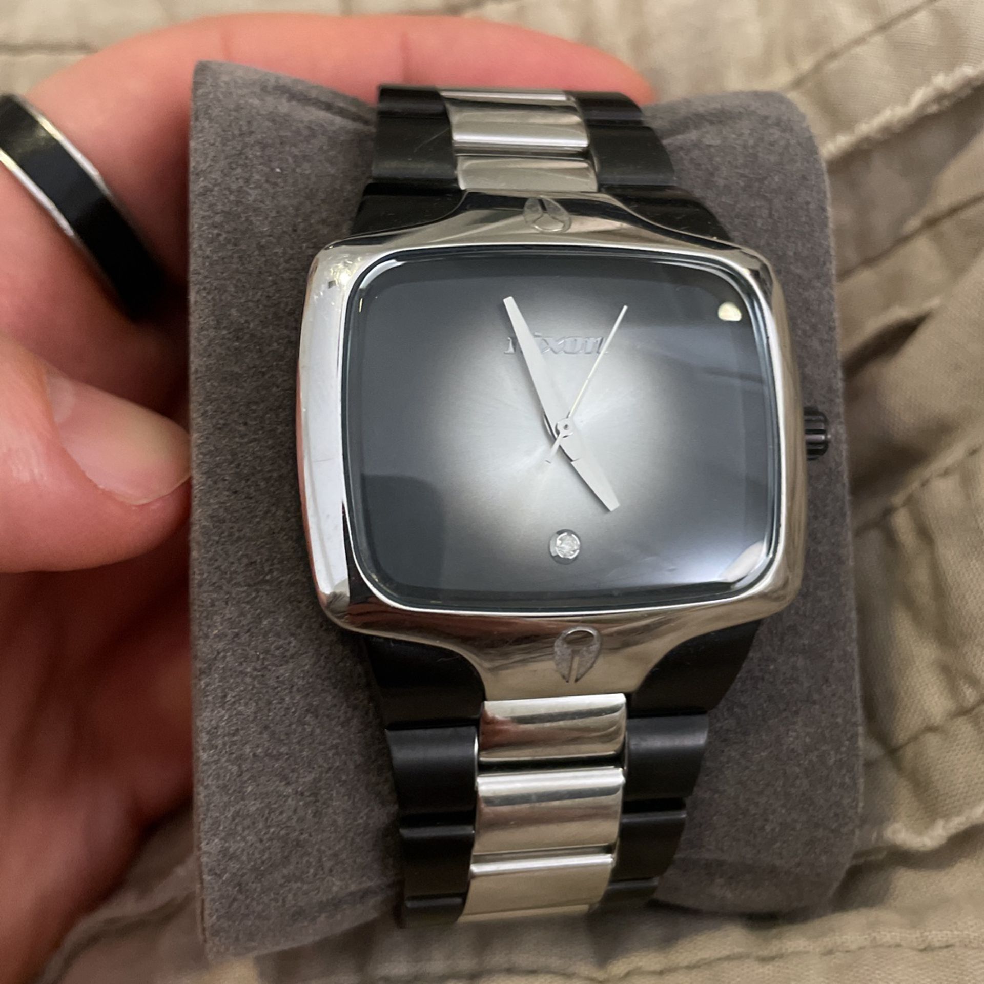 Nixon Watch - The Player -Black and Silver 