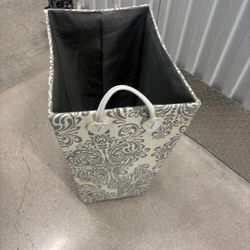 Decorative closet hamper… 16 “ wide , 12” depth , 22” high . $15
