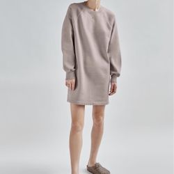 Aerie Long-Sleeve Fleece Mini Dress