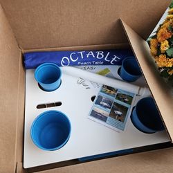 Octable  BEACH Table. New In Box