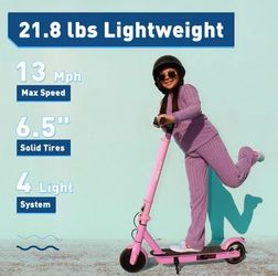 Electric Scooter For Sale! Brand New! Hiboy Brand Electric Scooter For Teens! Lightweight & Stylish! Affordable Electric Scooter For Young Riders!