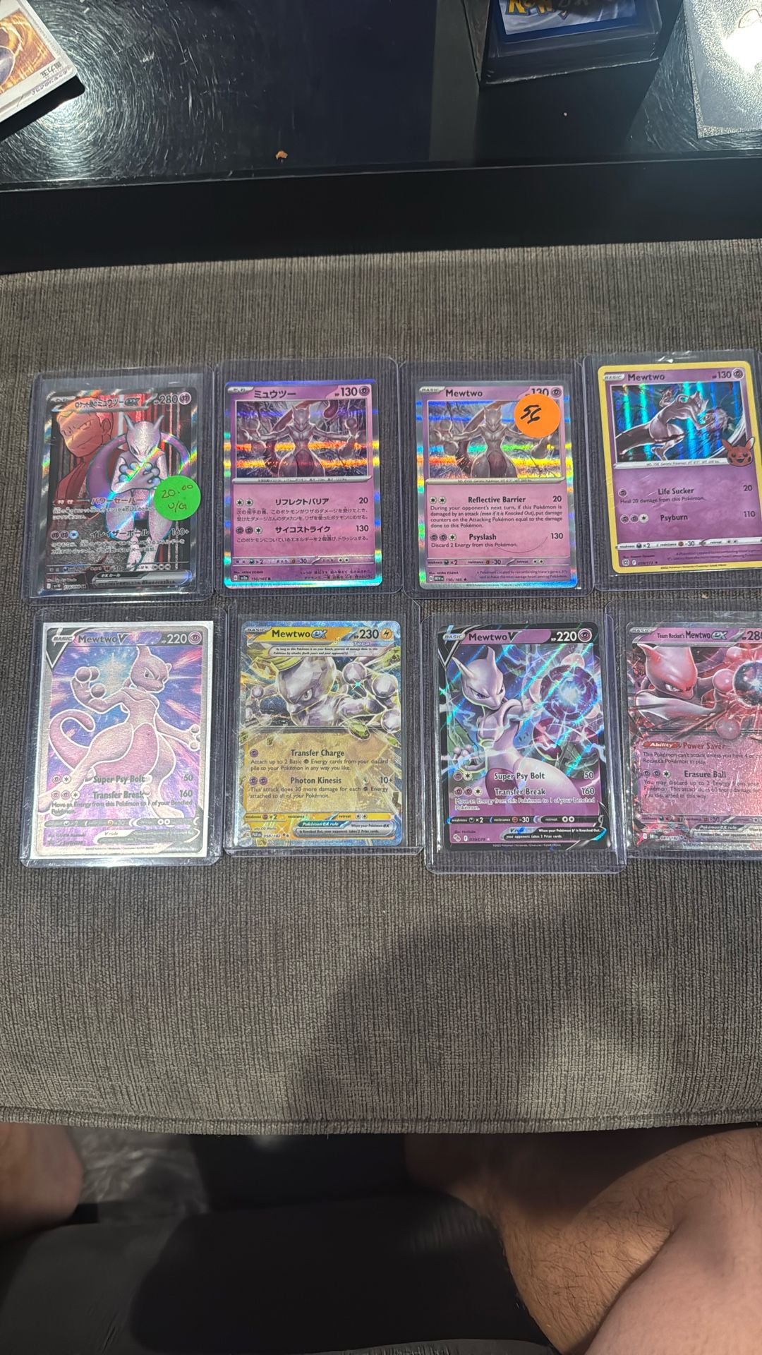 Mewtwo And Mew Cards