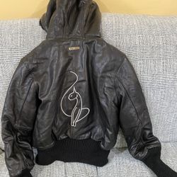 Original Baby Phat Reversible Leather Jacket 