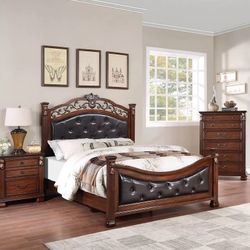 NEW CALIFORNIA KING BED FRAME ONLY AND MATTRESS