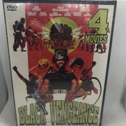 Black Vengeance 4 Movie Collection DVD New 