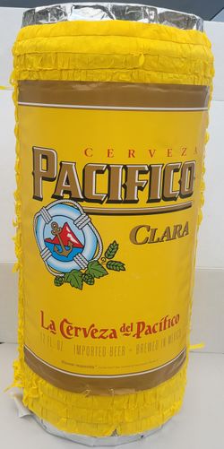 NEW CERVEZA PACIFICO CLARA BEER PIÑATA 30 1/2"× 12" around 