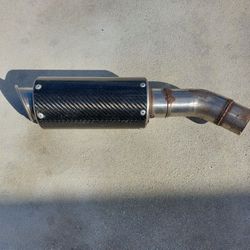 Carbon Fiber Shorty Exhaust Pipe 