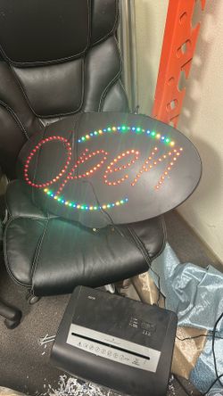 “OPEN” Color Led Sign