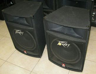 Peavey speakers spl5 dj speakers