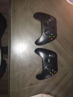 2 Xbox controllers $40