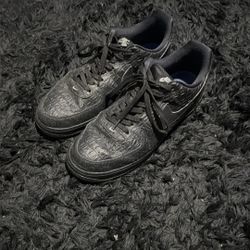 Size 11 Black Crocodile AF1