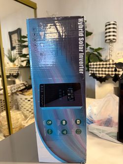 Brand New 4000W Hybrid Solar Inverter 24V to 120V – 5600W MPPT Pure Sine Wave