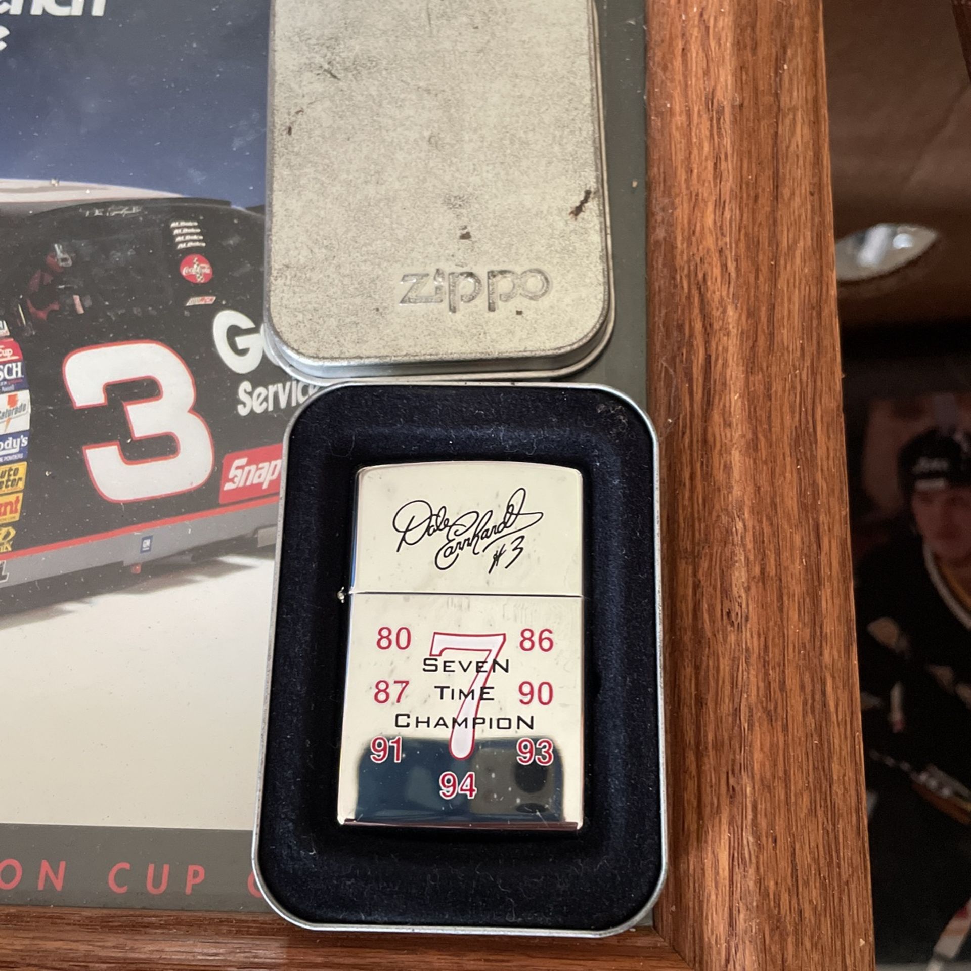 Earnhardt Picture And Zippo