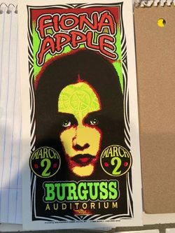 Vintage screen print concert  hand posters