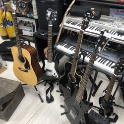 Very Nice Guitars With Bags