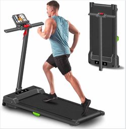 Portable Walking Pad Treadmill with Handle Bar Foldable Treadmills for Home