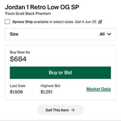 Jordan 1 Travis Scotts OGS