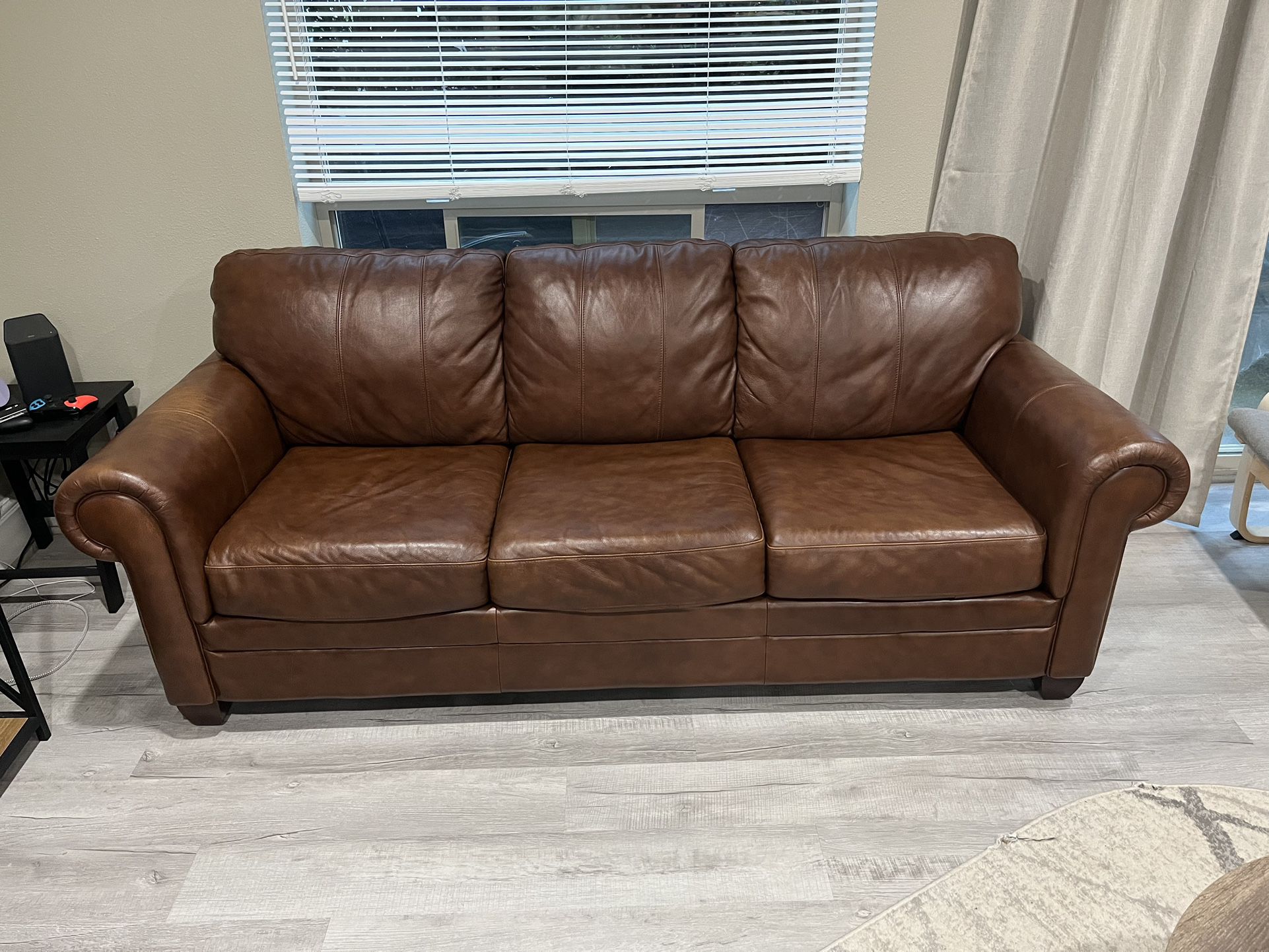 Leather Couch - Ethan Allen