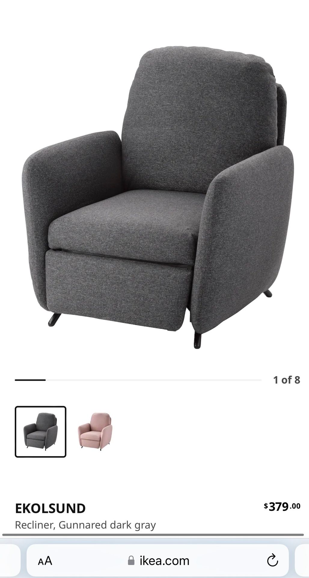 EKOLSUND IKEA Reclining Chair