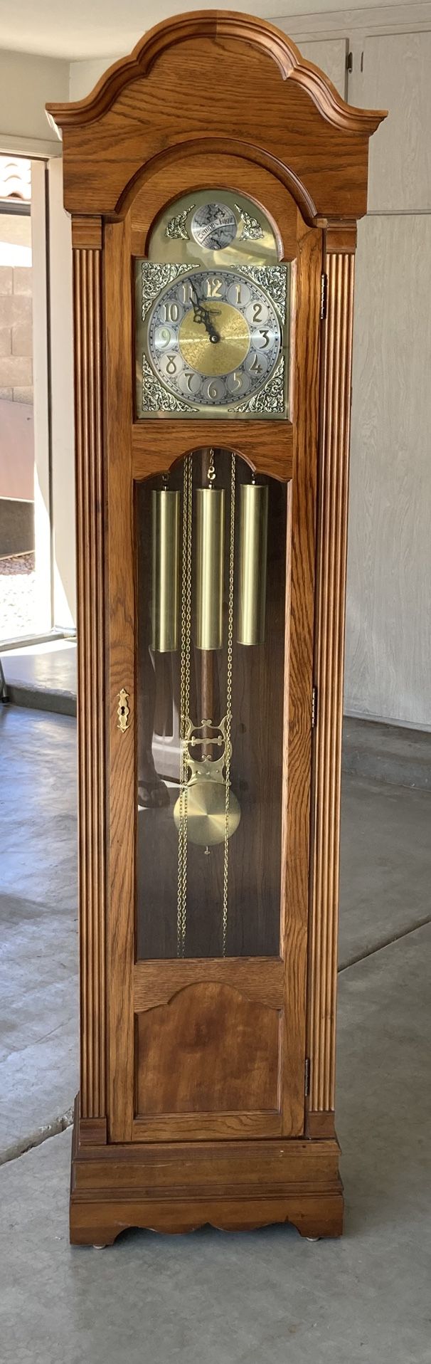 Ridgeway Grandfather Clock - Tempus Fugit