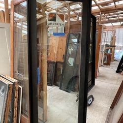 Black Glass Door 37x95