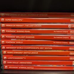 Nintendo Switch Game Lot - Pokemon, Zelda, Mario, etc
