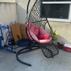 Patio Hanging Chair Used Good Condition