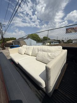 Used Article Furniture White couch
