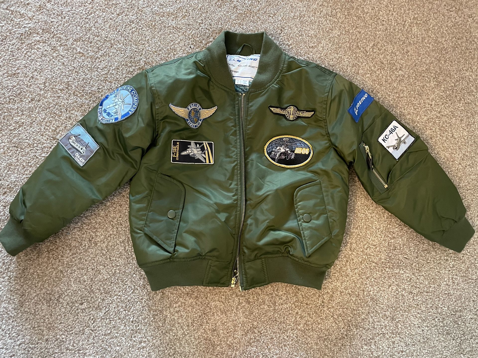 Boeing Flight Jacket Youth Size 7