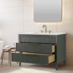 42 Inch Single Sink Bathroom Vanity 