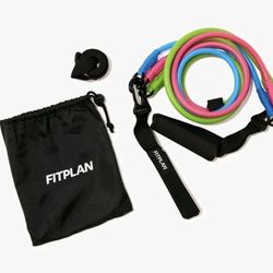 Fit Plan 3 in 1 Resistance Bands 20lb, 30lb and 40lb 
