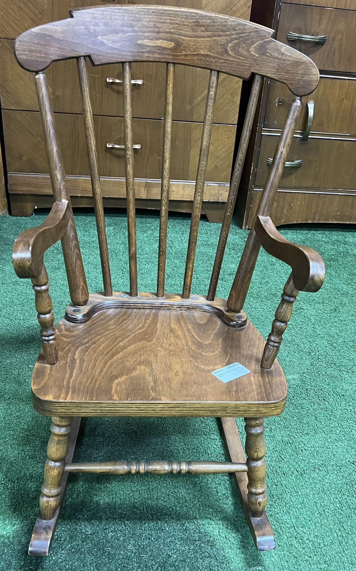 Vintage Child’s Wood Rocking Chair