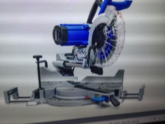 KOBALT COMPACT 10-IN 15-AMP DUAL BEVEL SLIDING COMPOUND CORDED MITER SAW …IN EXCELLENT CONDITION