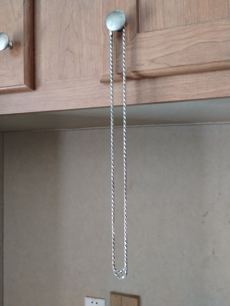 925 Silver Rope Necklace 