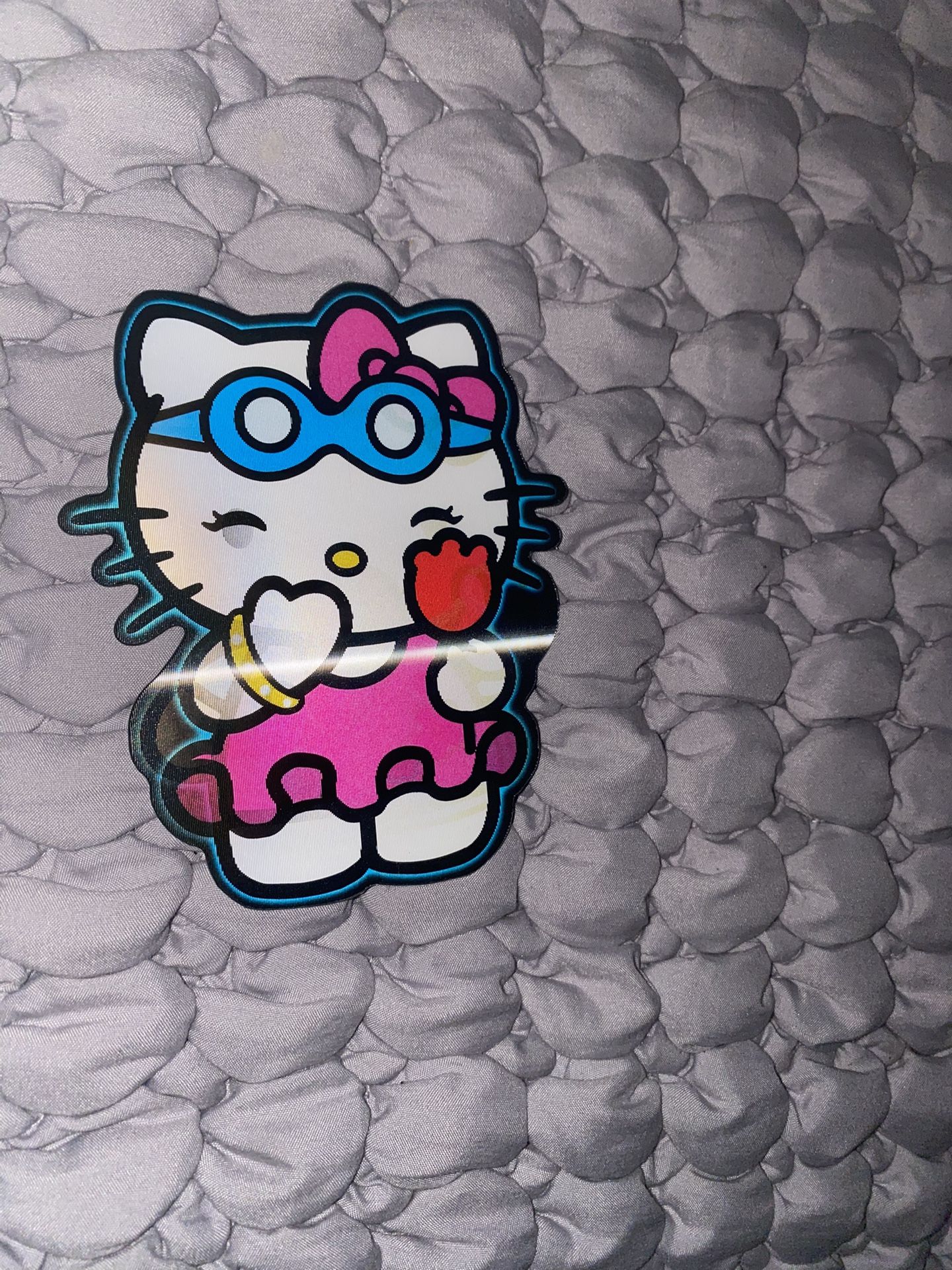 Hello Kitty sticker 3D hologram