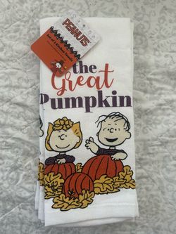 Peanuts Snoopy "Great Pumpkin" 2-Pack Kitchen Towels