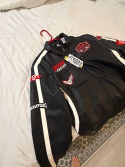 Leather Racing jacket, size XL.