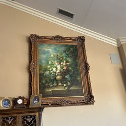 Extra Large Picture With Beautiful Frame