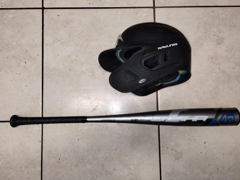 BBCOR Bat + Helmet