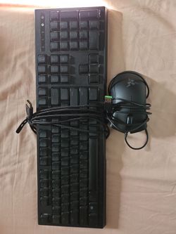 Razer Gaming Keyboard and Razer Mouse