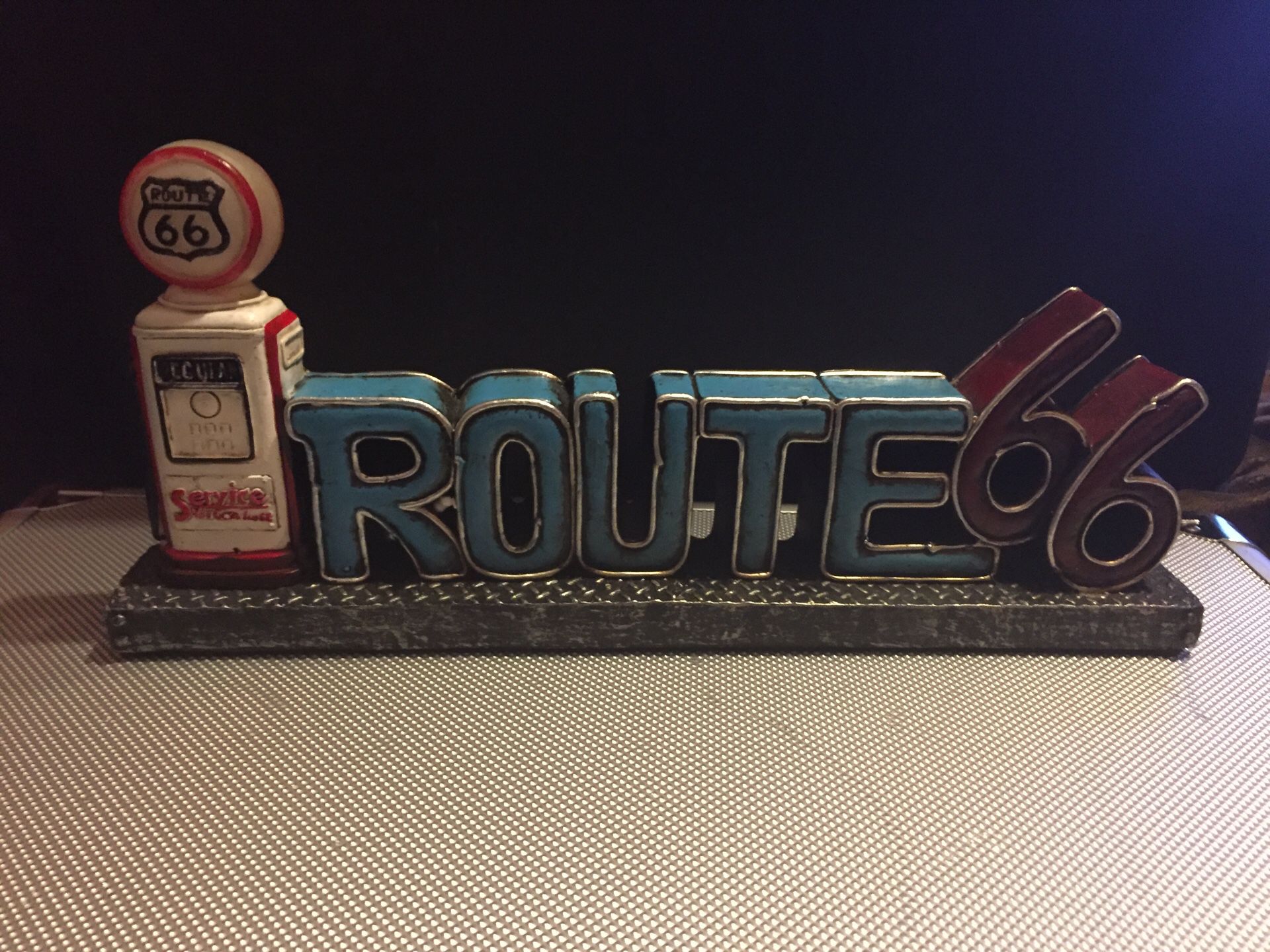 Route66 with gas pump led light