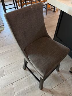 Dark gray stool