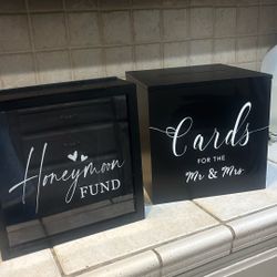 Wedding card Box And Honeymoon Fund Box 