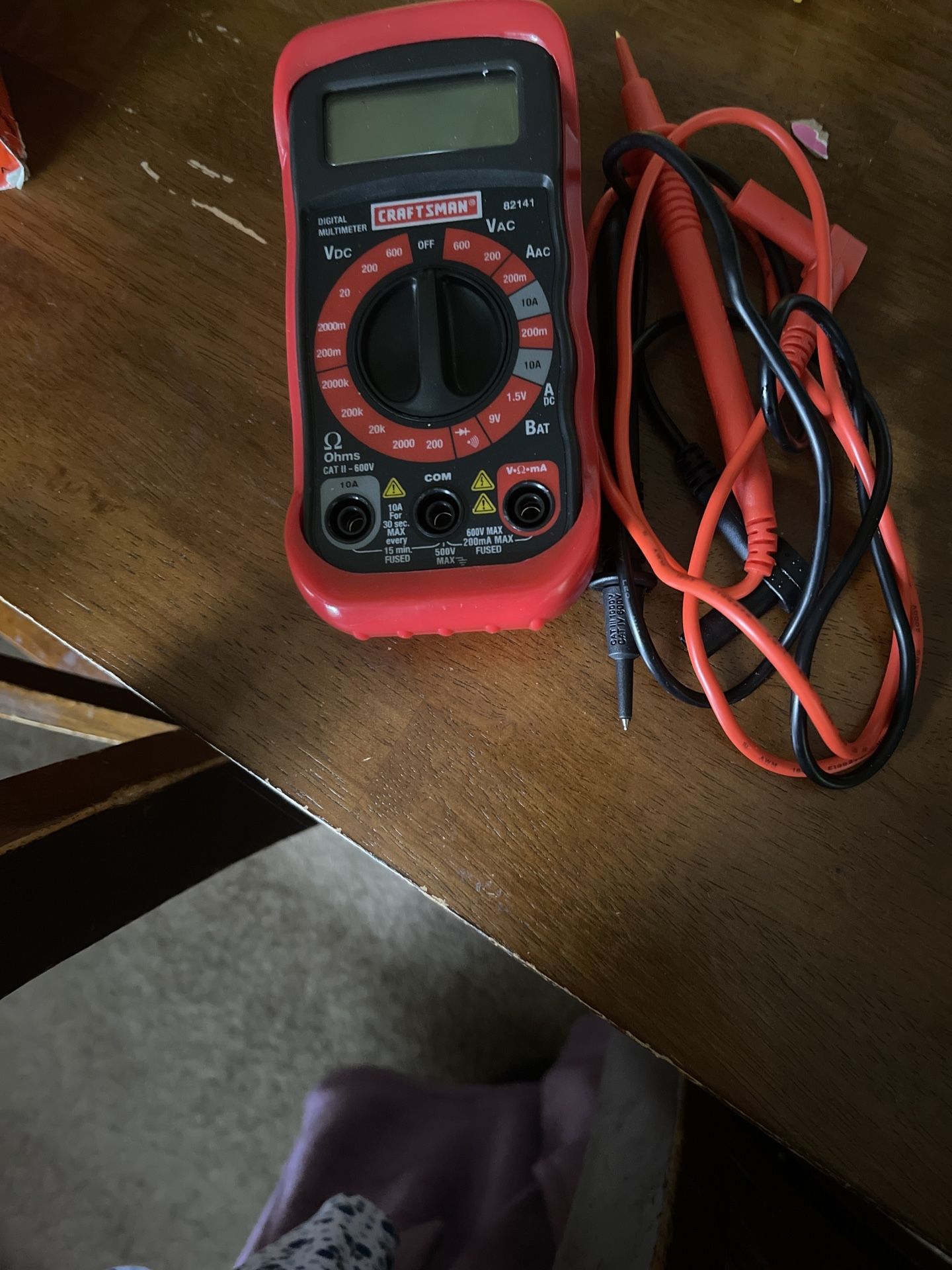 Craftsman Digital Multimeter (82141)