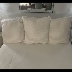 3 Striped Decorative Pillows Pillow