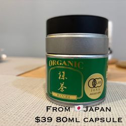 Organic Matcha Powder fr Japan 80ml
