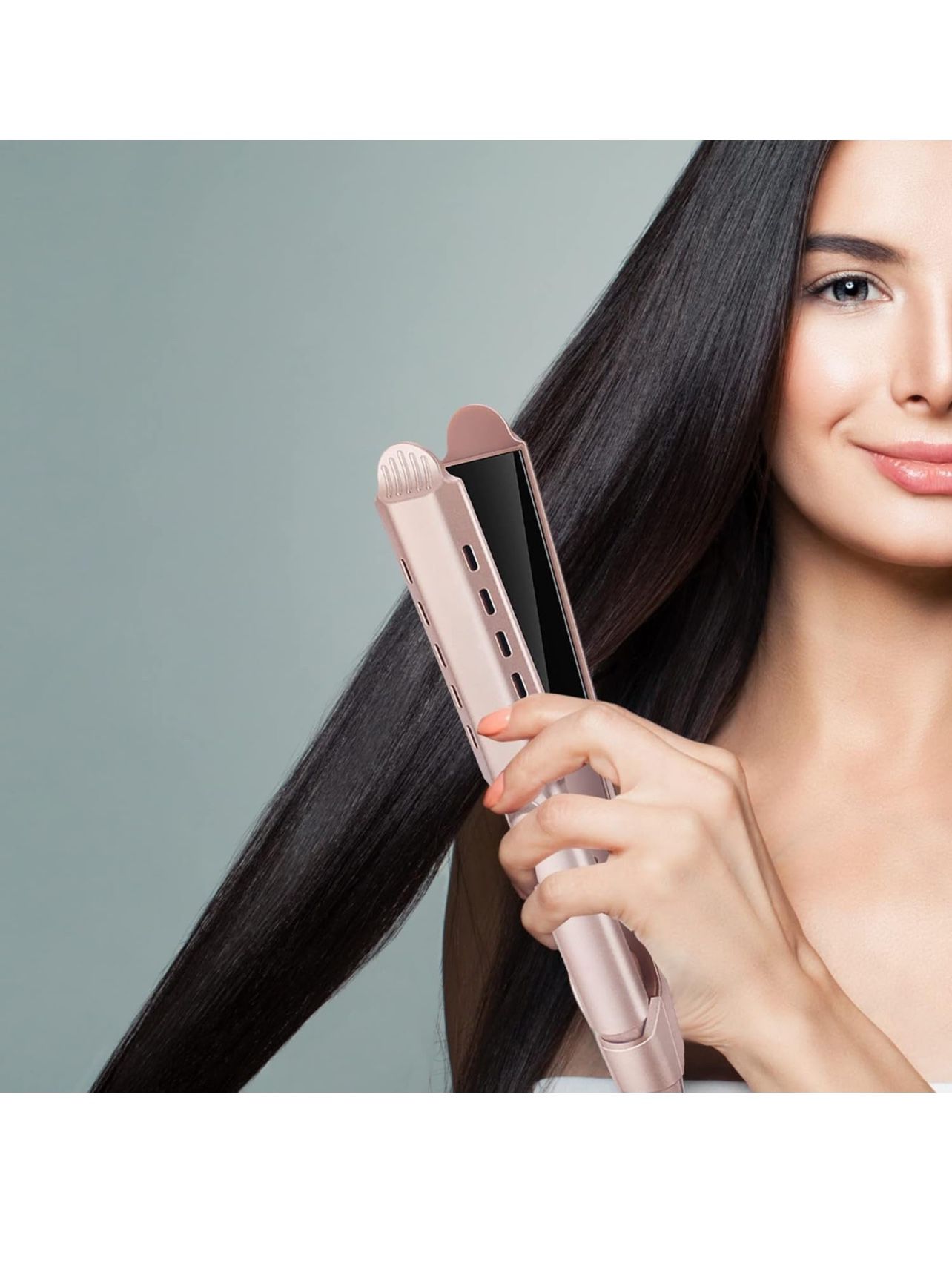 Hair Straightener Mini for Short Hair With Long Cord 