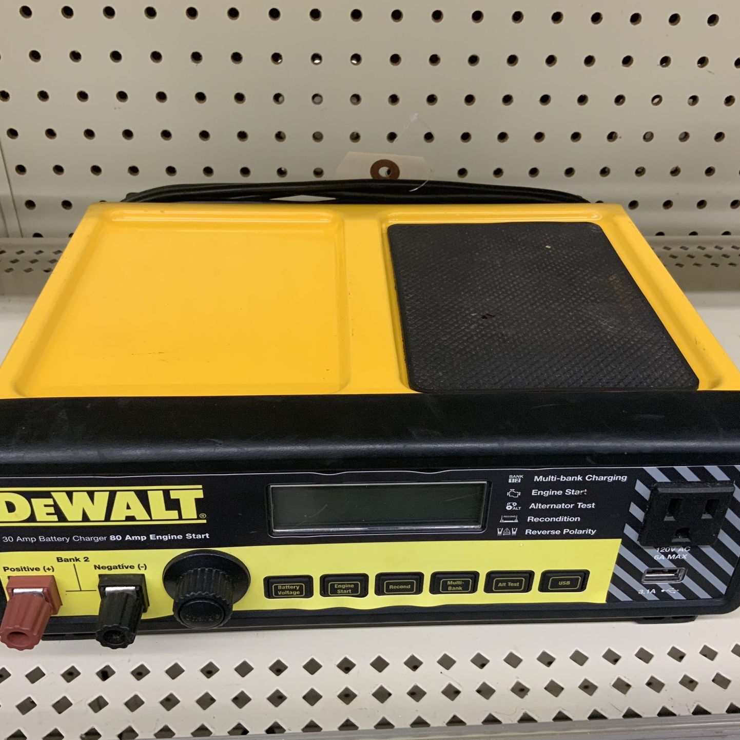DEWALT 30 Amp Multi Bank Portable Car Battery Charger with 80 Amp Engine Start for Sale in Willoughby OH OfferUp