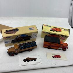 Lot of 2 Corgi Classics Milwaukee Road & Sacks Truck 1/50 Diecast 52504 & 98456